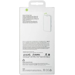 Чехол накладка для iPhone 16 Clear Case MagSafe (прозрачный)
