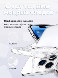 Чехол накладка для iPhone 16 Pro Max Gurdini Ultra Twin 1 mm с защитой камеры (прозрачный)