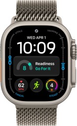 Apple Watch Ultra 4, GPS+Cellular, 49 mm, Milanese Loop (титановый бежевый) размер M