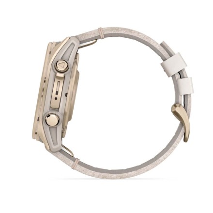 Часы Garmin Fenix 8 AMOLED, 43 mm Sapphire, Soft Gold с Limestone