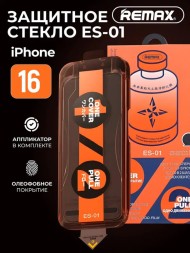 Защитное стекло для iPhone 16 Remax ES-01 с аппликатором